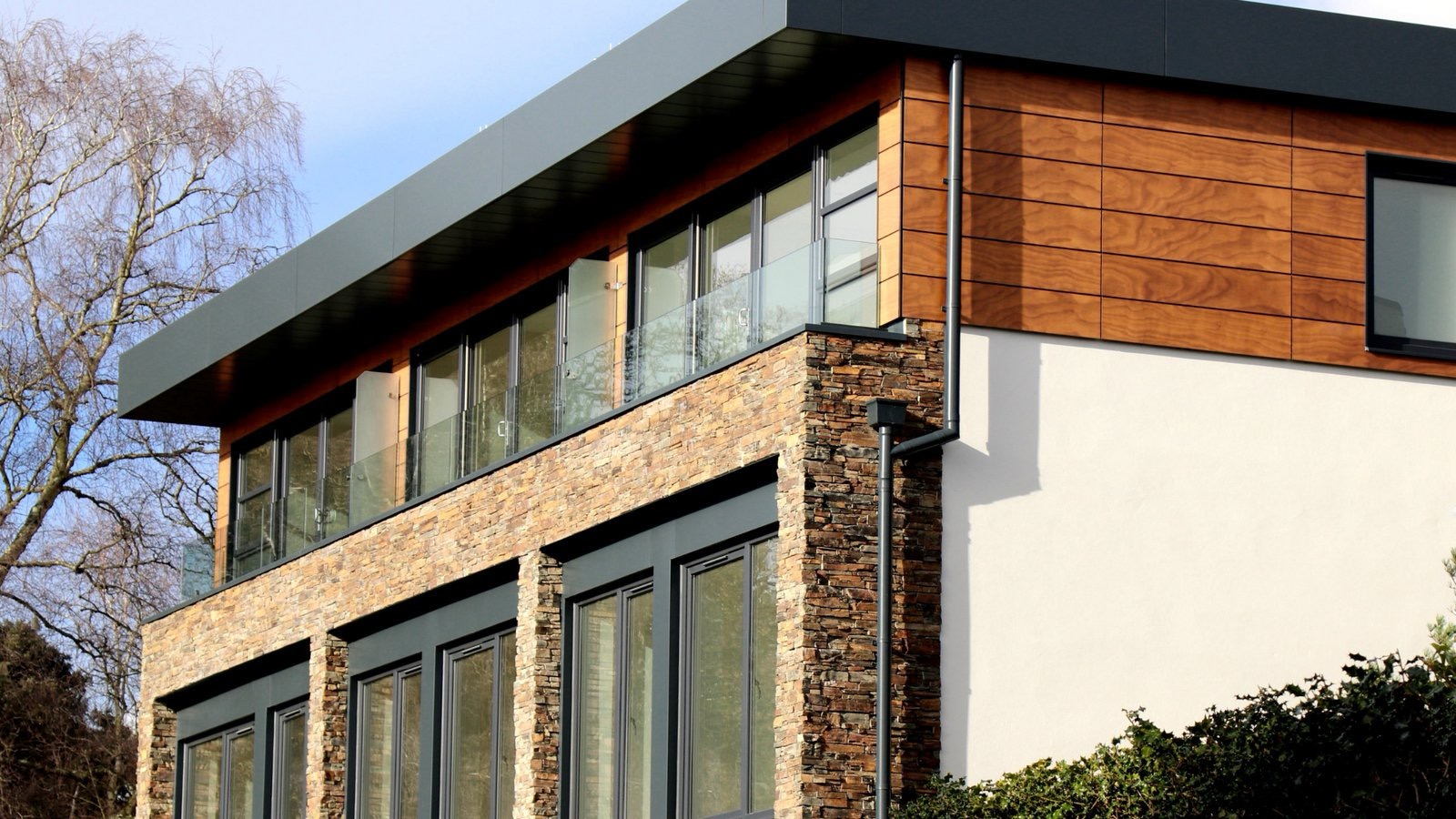 New build modern home