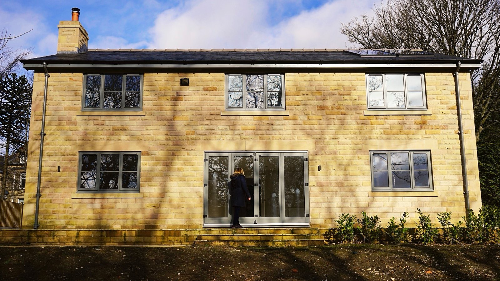 Completed two-storey house building project
