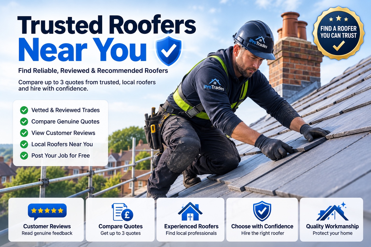 roof repair by trusted roofer