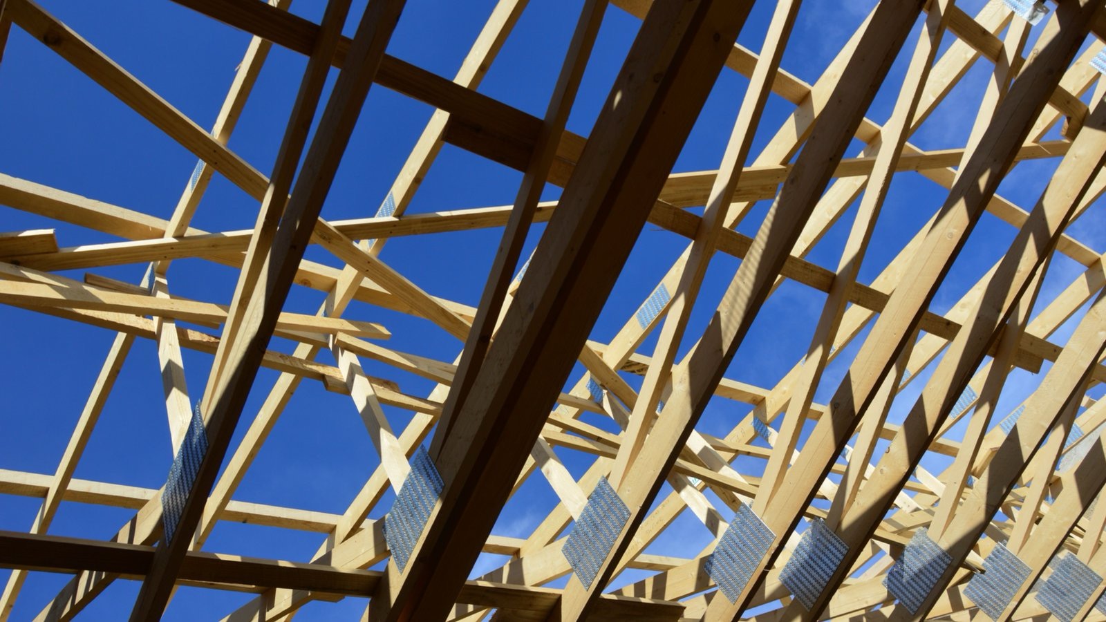 new roof being constructed